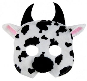 Plush Animal Mask - Cow